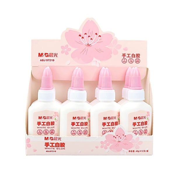 Keo Sữa 40G Dẹt Hình Hoa Đào Abj97219 Có Tại Hiệu Sách Mai Hãng M&G