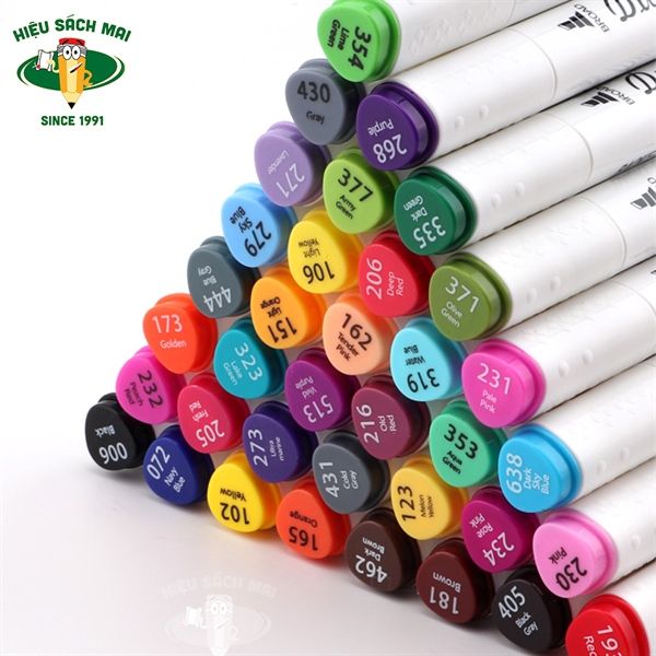 Bút Dạ Màu Marker Baoke Chính Hãng - Có Tại Hiệu Sách Mai