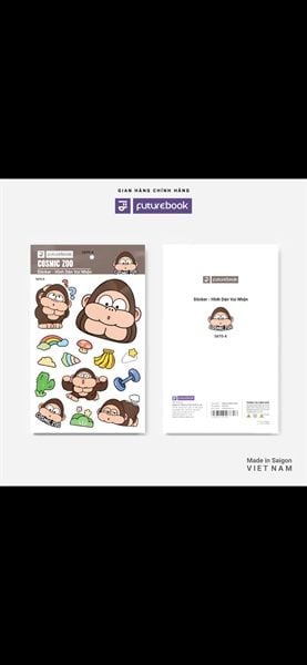 Nhãn Dán Sticker Futurebook Chính Hãng - Có Tại Hiệu Sách Mai