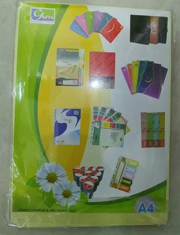 Decal A4 bóng 100tờ/ram