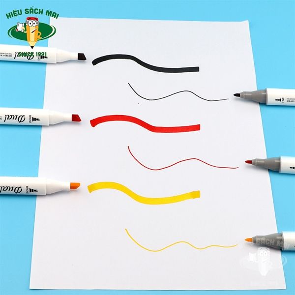 Bút Dạ Màu Marker Baoke Chính Hãng - Có Tại Hiệu Sách Mai