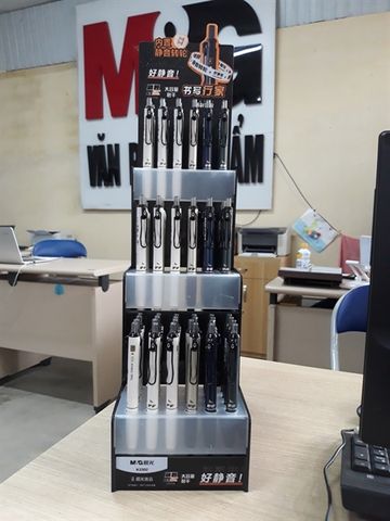 Bộ Bút Nước Bấm Khi Bấm Không Phát Ra Tiếng Động Agpk3302A (72 Cái/Bộ) (1/4) Có Tại Hiệu Sách Mai Hãng M&G