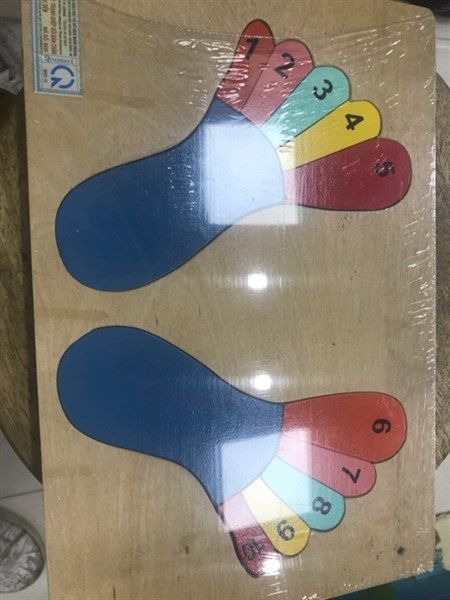 Tranh ghép đôi bàn chân 6020