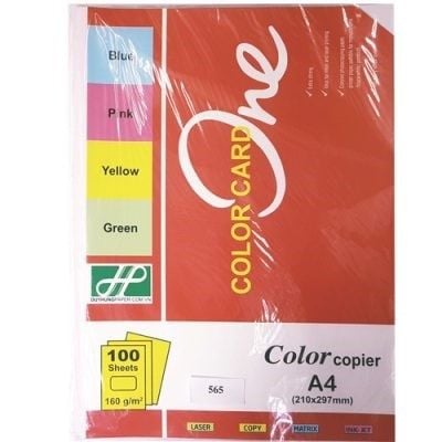 Bìa màu A4 Color One ĐL160gsm (100 tờ/ream)