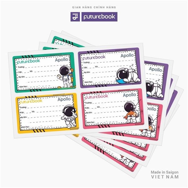 Nhãn vở (20 chiếc/tập) Futurebook (50)