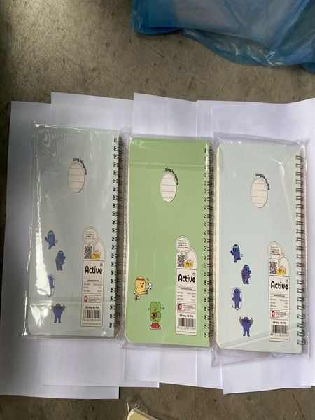 Sổ lò xo bìa bồi Active A5 200 trang Hải Tiến (68) - HT9196