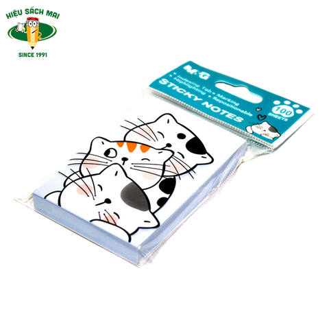 Giấy Nhớ 3*2 Nhiều Màu Hình Mèo As32V119 Có Tại Hiệu Sách Mai Hãng M&G