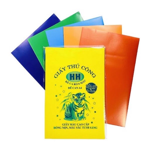 10 chiếc Giấy màu thủ công decal HH (10/50/200)