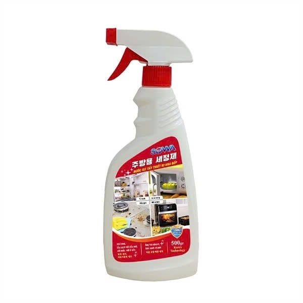 Nước xịt tẩy thiết bị nhà bếp Sowa 500g (24)