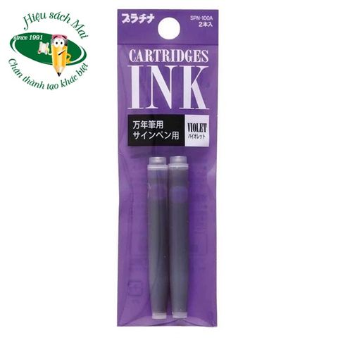 Bầu mực tím Nhật Platinum SPN-100A (thay thế cho bút Preppy) (10)