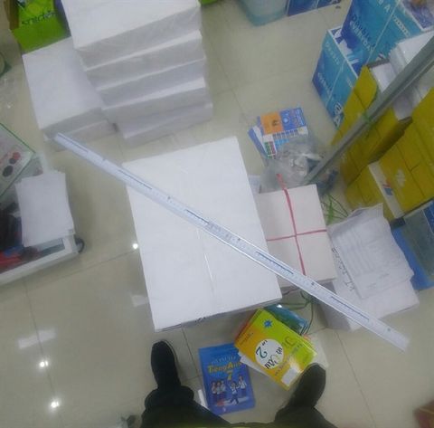 thước kẻ nhôm giáo viên 1m