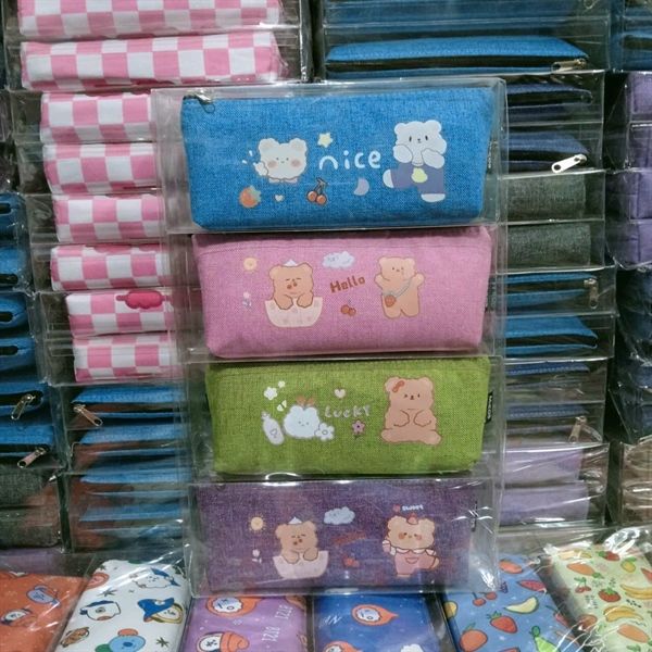 Hộp bút vải 1 ngăn Mikos