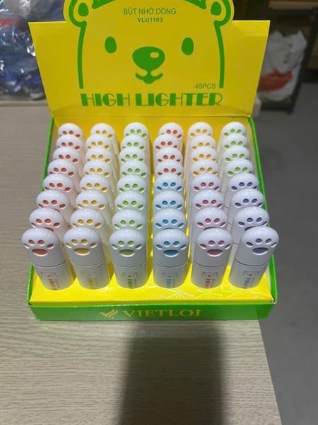 Bút nhớ dòng Việt Lợi hình bàn chân gấu VLU-1103 (48/576)
