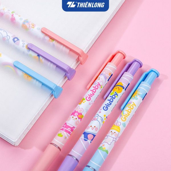 Bút Gel Thiên Long Gelb-046 Mực Xanh Chính Hãng - Có Tại Hiệu Sách Mai