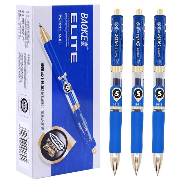 Bút gel bấm 0.5mm Baoke PC1911 (12/144/1728)