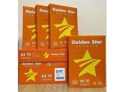 Giấy in Golden Star ĐL 70gsm ( 5 reams/ thùng ) (5/300)