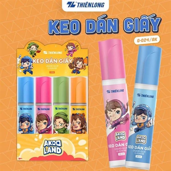Keo dán giấy Thiên Long Akooland G-024/AK (12/480)