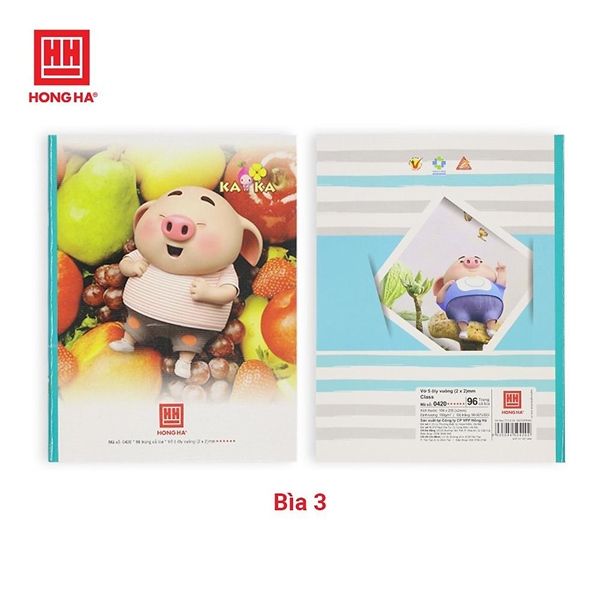 Vở kẻ ngang B5 gáy ghim Hồng Hà ĐL70gsm
