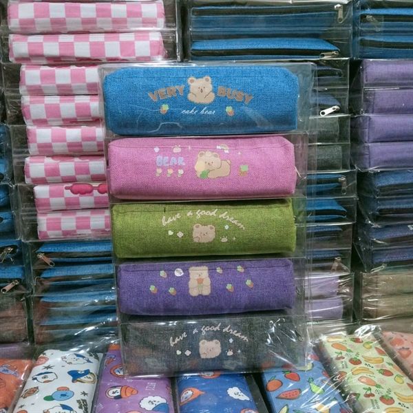 Hộp bút vải 1 ngăn Mikos