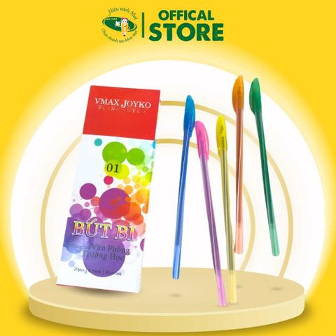 Bút Bi 0.5mm Vmax 01 (Bút Nến) Chính Hãng - Có Tại Hiệu Sách Mai