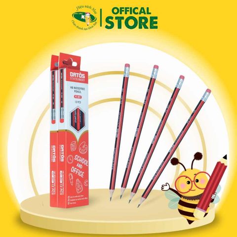 Bút Chì Gỗ Hb Batos Pc-B01 Chính Hãng - Có Tại Hiệu Sách Mai