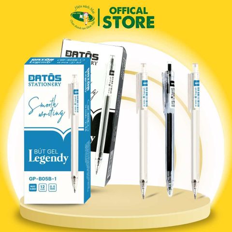 Bút Gel Batos Legendy 0.5mm Chính Hãng - Có Tại Hiệu Sách Mai