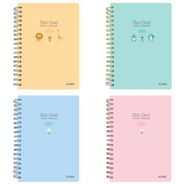 Sổ lò xo kép B5 Dot Grid 200tr Klong 960 (20)