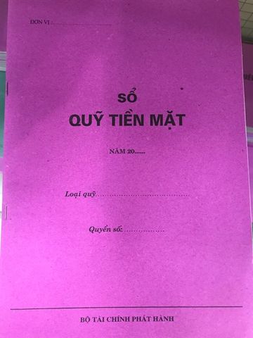 Sổ quỹ tiền mặt