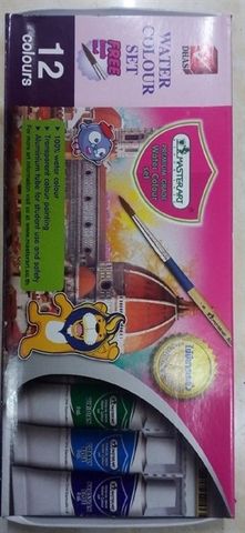 Màu nước 12 màu dạng tuýp kèm cọ vẽ MasterArt (96)
