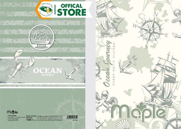 Vở Kẻ Ngang Maple Đl60Gsm Chính Hãng - Có Tại Hiệu Sách Mai