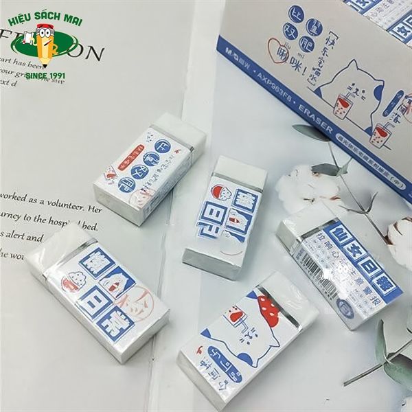 Tẩy Trắng In Hình Mèo Axp963F8 Có Tại Hiệu Sách Mai Hãng M&G