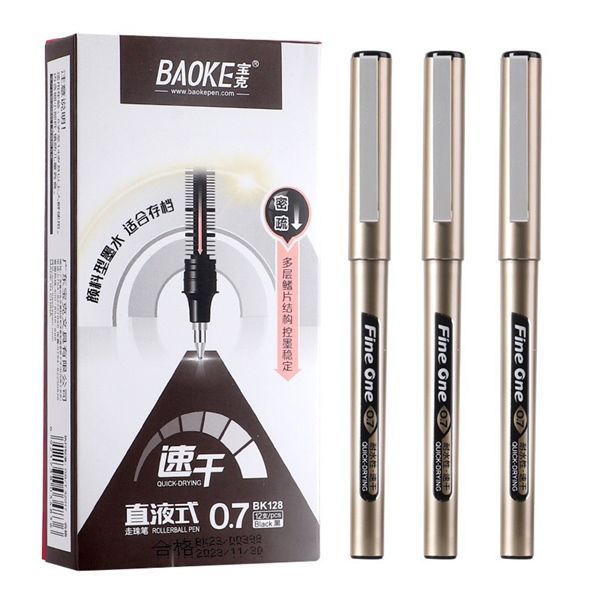Bút nước 0.7mm Baoke BK128 (12/144/1728)