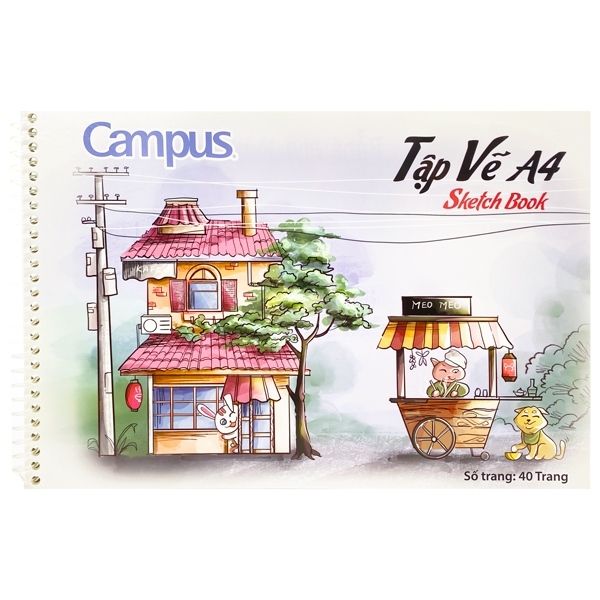 Vở vẽ A4 Campus (5/80)
