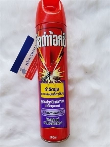BÌNH XỊT CÔN TRÙNG SHIELDTOX THÁI LAN 600ML- XỊT MUỖI- XỊT GIÁN, XỊT KIẾN CHAI ĐỎ