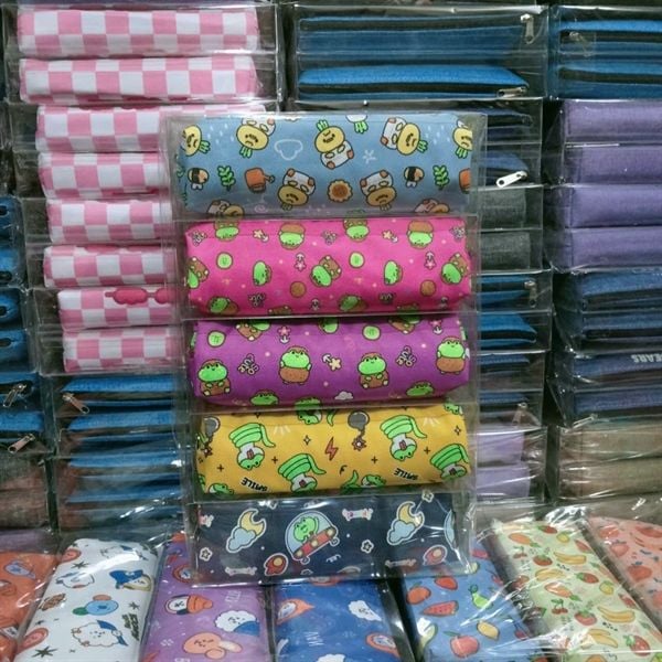 Hộp bút vải 1 ngăn Mikos