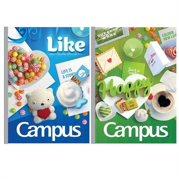 Vở kẻ ngang có chấm B5 80/120/200 trang Campus Chính Hãng - Có Tại Hiệu Sách Mai