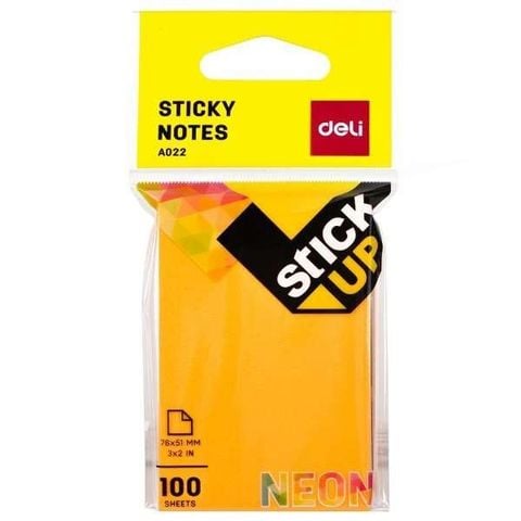 Giấy nhắn 3x2 (4 tệp 4 màu) Deli EA02202 (1/12/288)