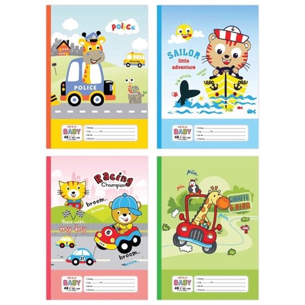 Vở ô ly ĐL60gsm Hải Tiến BABY