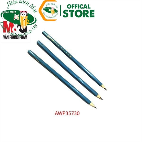 Bút Chì Gỗ Gọt 2B Vỏ Xanh Awp35730 Chính Hãng - Có Tại Hiệu Sách Mai
