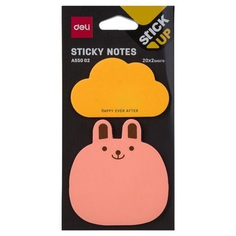 Giấy nhắn hình học sinh 4 hình Deli EA55002 (1/32/576)