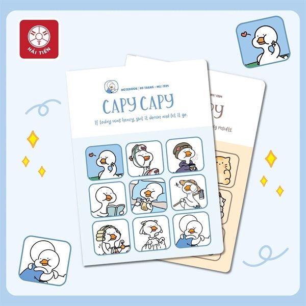 Vở Kẻ ngang Capy Capy