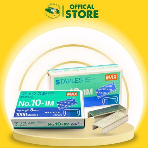 Đạn Ghim 10 Max No.10-1M Chính Hãng - Có Tại Hiệu Sách Mai