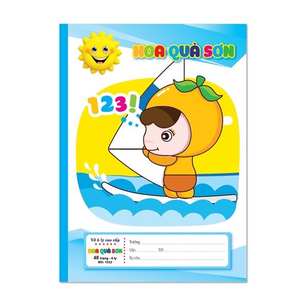 Vở ô ly ĐL100gsm Hải Tiến Hoa Quả Sơn