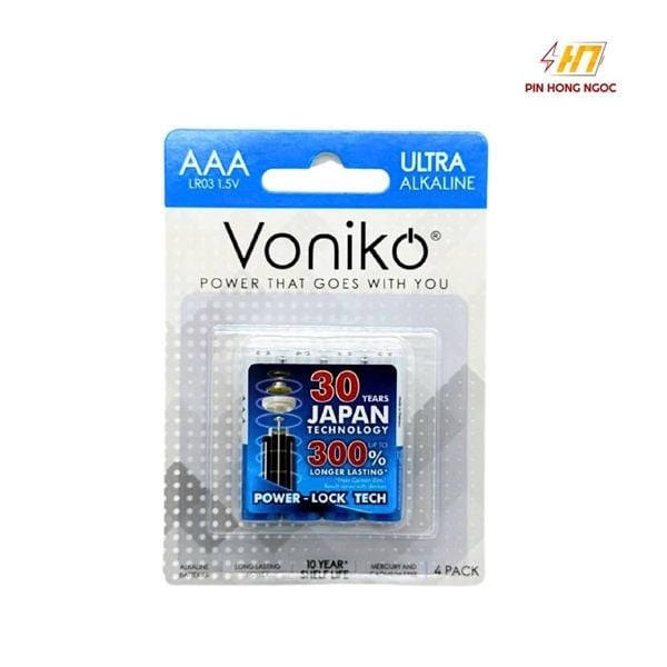 Pin kiềm Voniko ULTRA ALKALINE