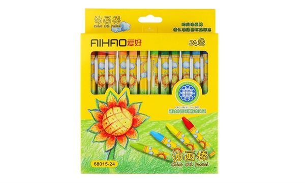 Phấn sáp dầu hoa hướng dương AIHAO 68015 24 màu (80)