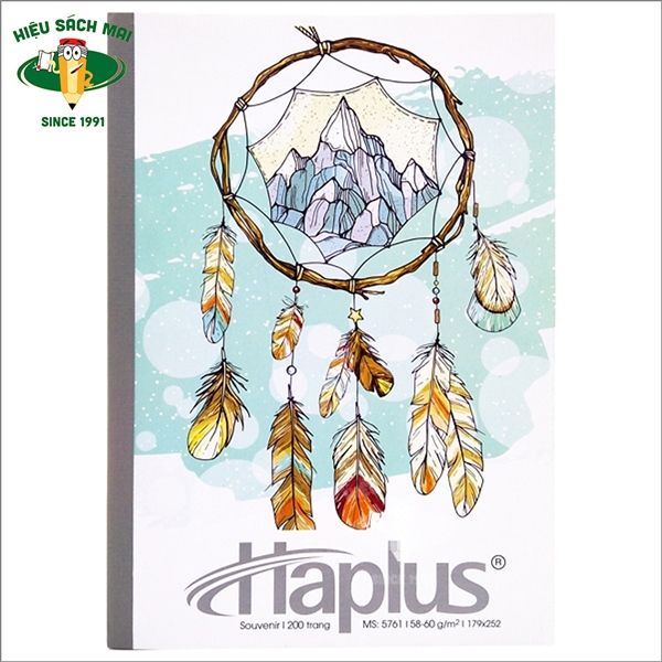 Vở kẻ ngang ĐL60gsm gáy vuông ép keo đa lớp Haplus SOUVENIR