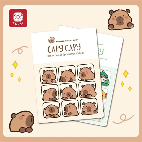 Vở Kẻ ngang Capy Capy