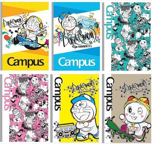 Vở kẻ ngang có chấm B5 80/120/200 trang Campus Chính Hãng - Có Tại Hiệu Sách Mai
