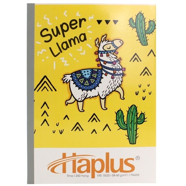 Vở kẻ ngang gáy vuông ép keo đa lớp Haplus ĐL60gsm