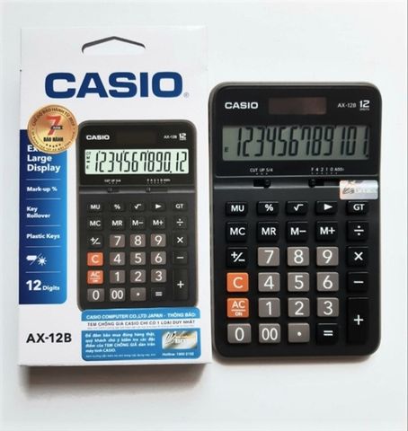 MÁY TÍNH CASIO AX-12B